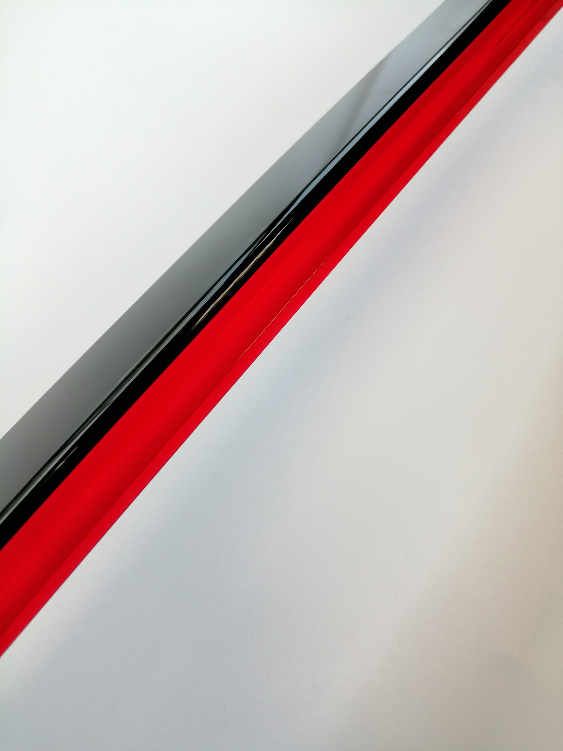 Plastic injection for 2K automotive lighting with pMMA