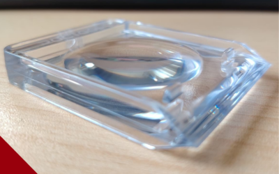 10mm thick PMMA and PC lenses